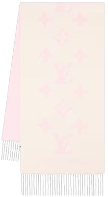 Louis Vuitton Oversized Monogram Cashmere Scarf Unisex Couple Style Light Pink M90894 Buy Louis Vuitton Oversized Monogram Cashmere Scarf Unisex Couple Style Light Pink M90894