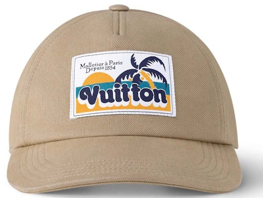 Louis Vuitton Palm Tree Patch Cap Beige Buy Louis Vuitton Palm Tree Patch Cap Beige