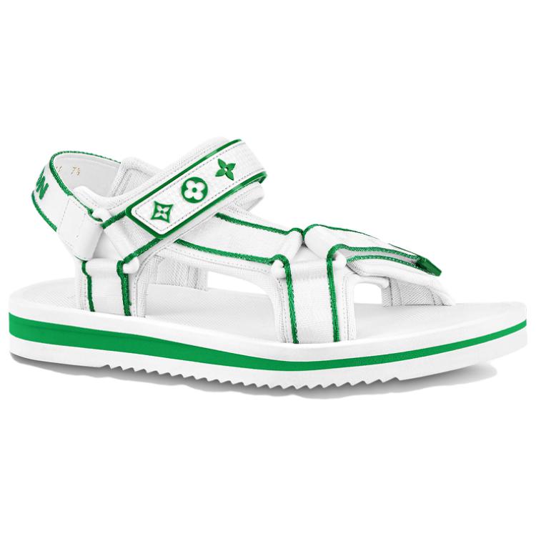 LV Panama Velcro Sandal 'White Green' 圖 2