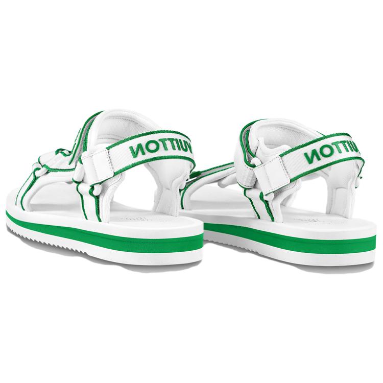 LV Panama Velcro Sandal 'White Green' 圖 4