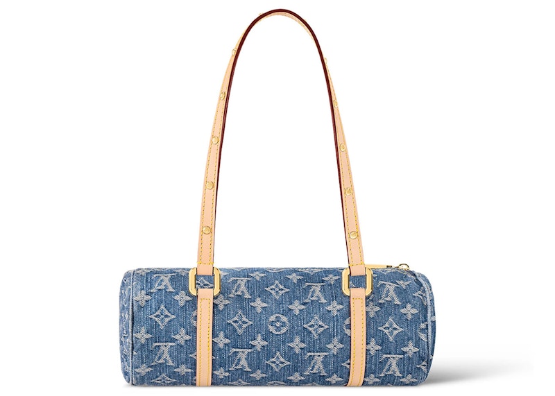 Beli Louis Vuitton Papillon Bag Monogram Denim Blue Novelship