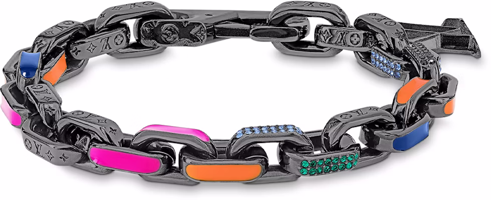 Louis Vuitton Gelang Rantai Monogram Multicolor Unisex Streetwear MP3362,MP3361 Order Louis Vuitton Gelang Rantai Monogram Multicolor Unisex Streetwear MP3362,MP3361