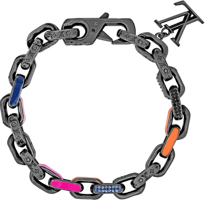 Louis Vuitton Gelang Rantai Monogram Multicolor Unisex Streetwear MP3362,MP3361 Shop Louis Vuitton Gelang Rantai Monogram Multicolor Unisex Streetwear MP3362,MP3361