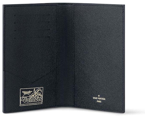 Louis Vuitton Passport Cover Monogram Surfin' Navy Blue Lookbook Louis Vuitton Passport Cover Monogram Surfin' Navy Blue