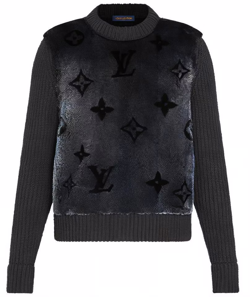 louis-vuitton-patchwork-long-sleeve-knit-sweater-black-1-a8-a37
