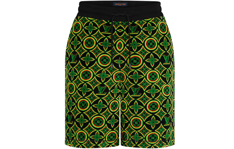 Order Pantalones Cortos LOUIS VUITTON Estampado con Cordón Verde. 1A8P92