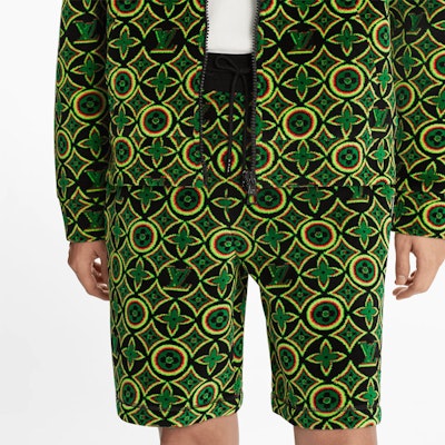 Pantalones Cortos LOUIS VUITTON Estampado con Cordón Verde. 1A8P92 Lookbook Pantalones Cortos LOUIS VUITTON Estampado con Cordón Verde. 1A8P92