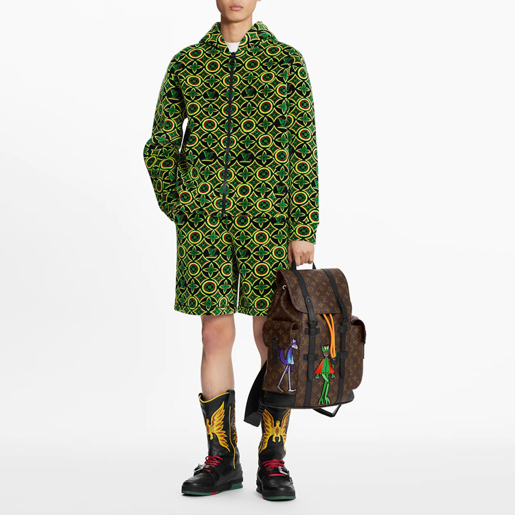 Purchase Pantalones Cortos LOUIS VUITTON Estampado con Cordón Verde. 1A8P92