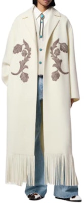 ルイヴィトン メンズ オフホワイト パターンプリント ロングスリーブ コート 1AFWYB Shop ルイヴィトン メンズ オフホワイト パターンプリント ロングスリーブ コート 1AFWYB