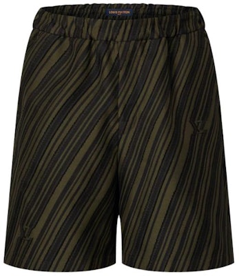 루이비통 패턴 스트라이프 브라운 남성 캐주얼 반바지 1AFAQT Order 루이비통 패턴 스트라이프 브라운 남성 캐주얼 반바지 1AFAQT