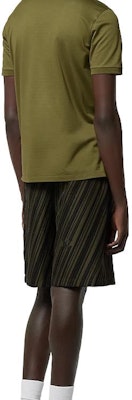 루이비통 패턴 스트라이프 브라운 남성 캐주얼 반바지 1AFAQT Sizing 루이비통 패턴 스트라이프 브라운 남성 캐주얼 반바지 1AFAQT