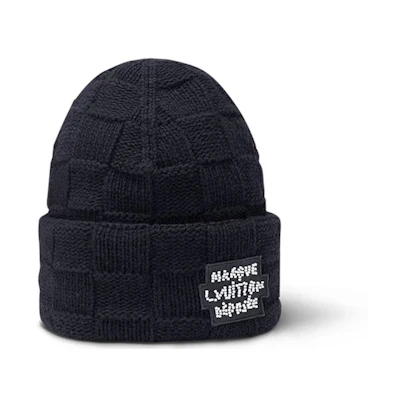 Louis Vuitton Pearls Beanie Black