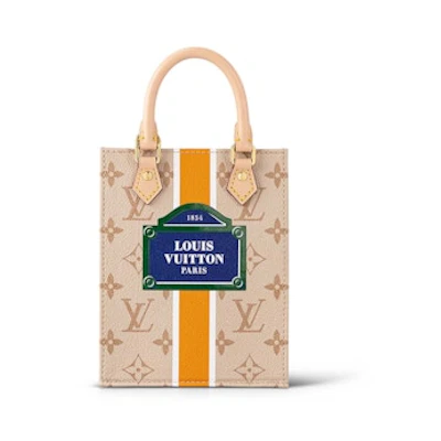 Louis Vuitton Petit Sac Plat Beige/Ocher