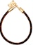 Shop Louis Vuitton Petite Malle Pulsera Ajustable Marrón Unisex Edición Parejas. M8011F