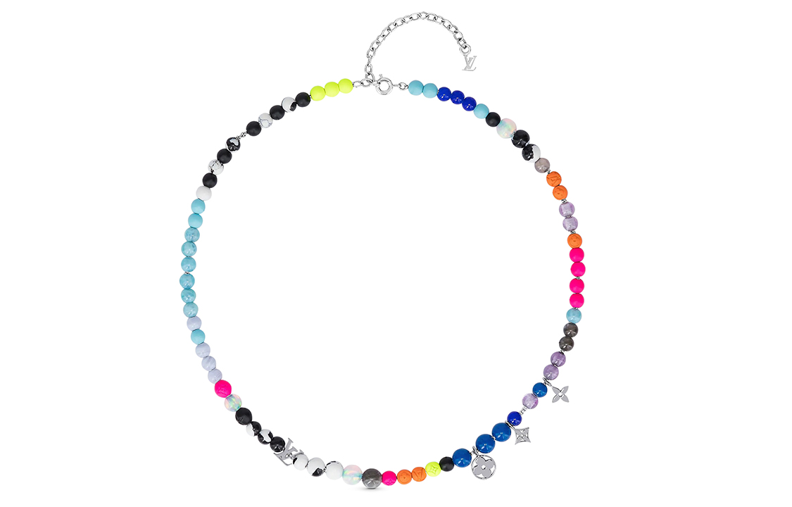 LOUIS VUITTON Pink Beads Necklace MP2937 圖 3