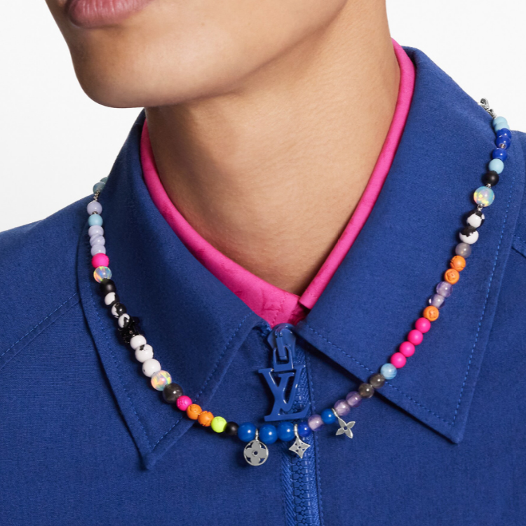 LOUIS VUITTON Pink Beads Necklace MP2937 圖 4