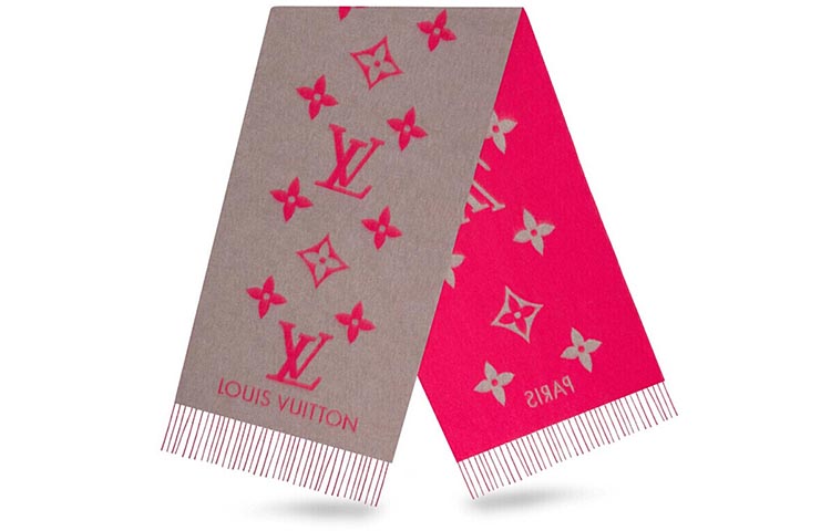 LOUIS VUITTON Pink Scarf M70814 圖 2