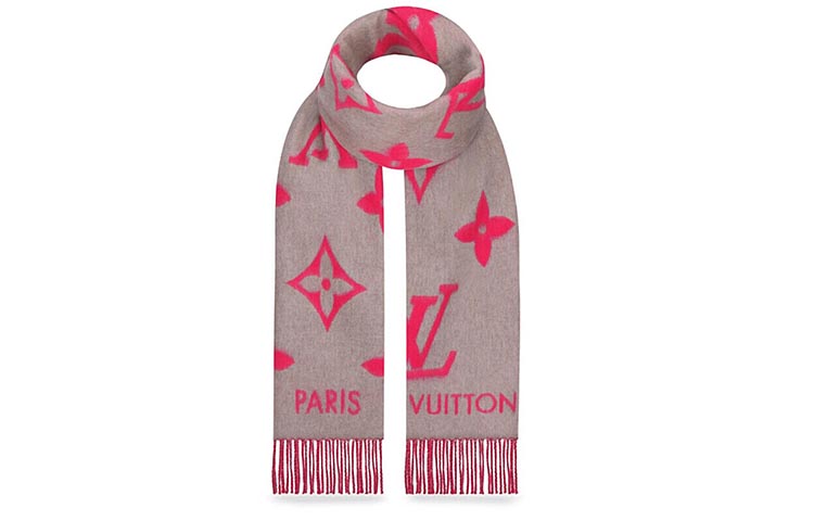 LOUIS VUITTON Pink Scarf M70814 圖 3