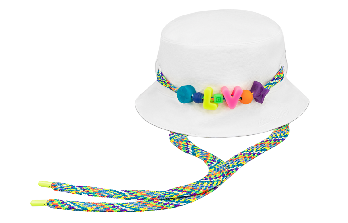 Shop Sombrero de Cubo Louis Vuitton Casual y Elegante Unisex Diseño para Parejas. M7060M