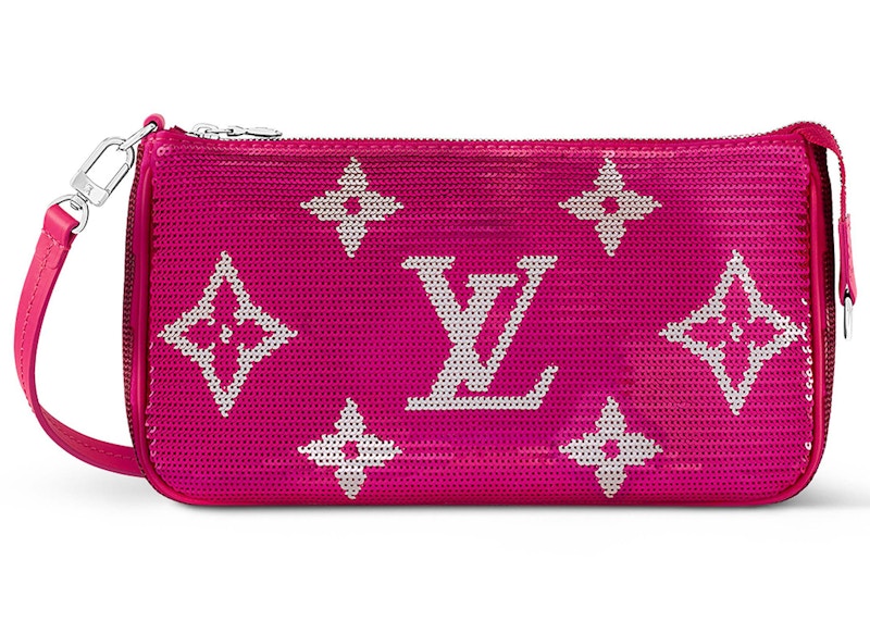 Louis Vuitton Pochette Accessories Fuchsia Gold