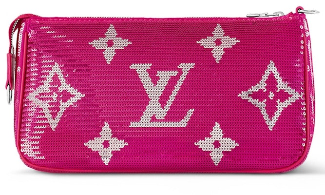 Louis Vuitton Pochette Accessories Fuchsia Gold Order Louis Vuitton Pochette Accessories Fuchsia Gold