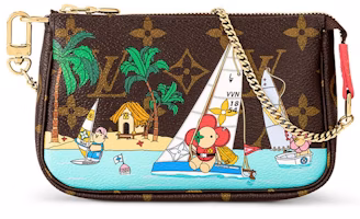 Louis Vuitton Pochette Accessories Mini Dragon Fruit Pink Louis Vuitton Pochette Accessories Mini Dragon Fruit Pink