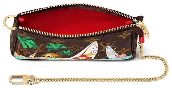 Louis Vuitton Pochette Aksesori Mini Dragon Fruit Merah Jambu Lookbook Louis Vuitton Pochette Aksesori Mini Dragon Fruit Merah Jambu