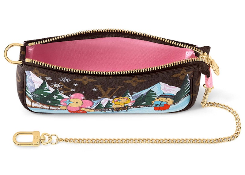 Lookbook 路易威登 Pochette 配件包 迷你粉色