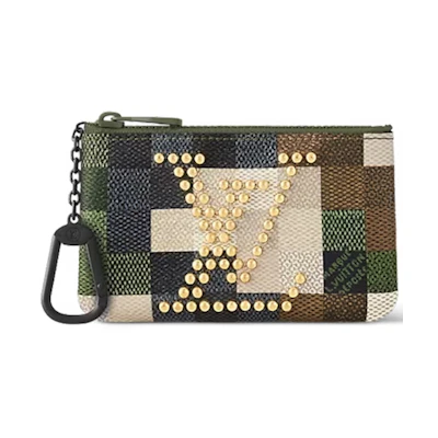 Louis Vuitton Pochette Clés Damoflage Green Damoflage Damier