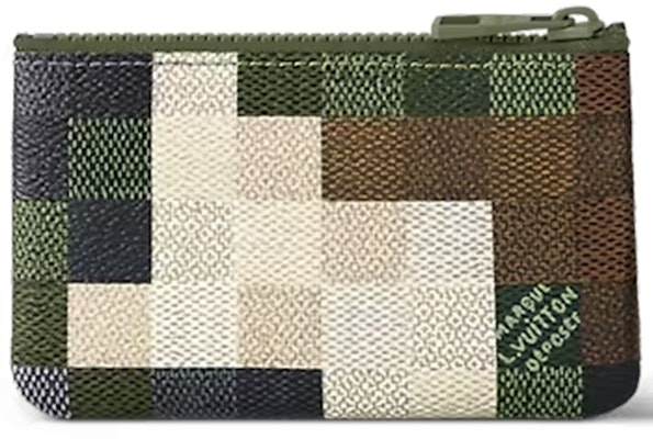 Louis Vuitton Pochette Clés Verde Damoflage Damier Llaves Order Louis Vuitton Pochette Clés Verde Damoflage Damier Llaves