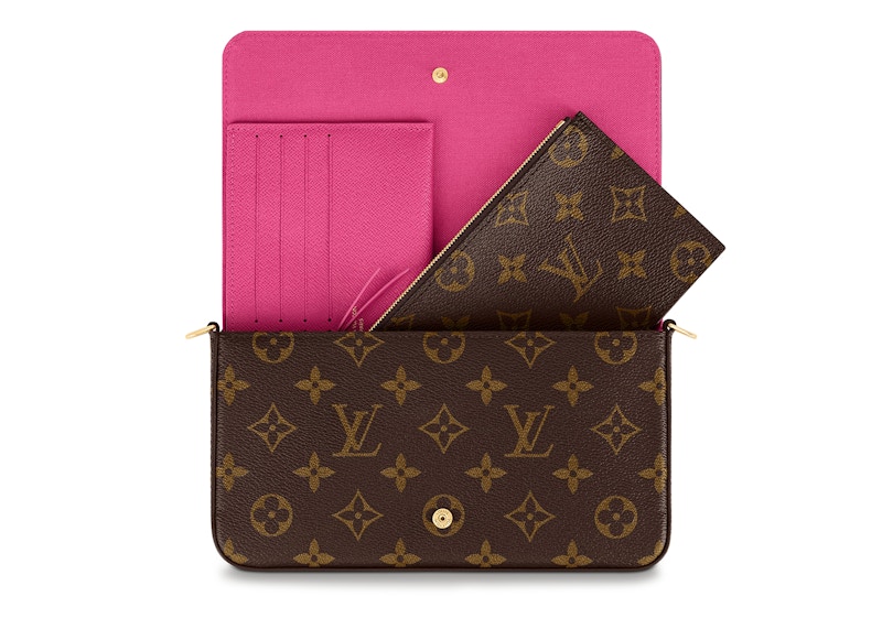 Louis Vuitton Pochette Felicie (With Removable Zipped Pocket and 8 Slot Flat Pocket) Monogram Vivienne Fuchsia Pink 圖 3