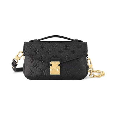 Louis Vuitton Pochette Métis East West Black