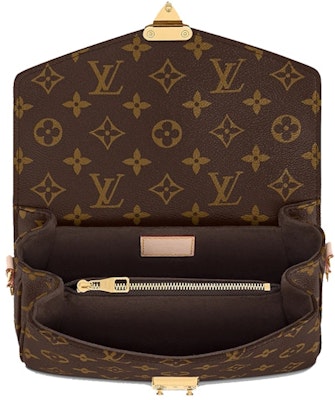 Louis Vuitton Pochette Métis East West Monogram Canvas Brown Lookbook Louis Vuitton Pochette Métis East West Monogram Canvas Brown
