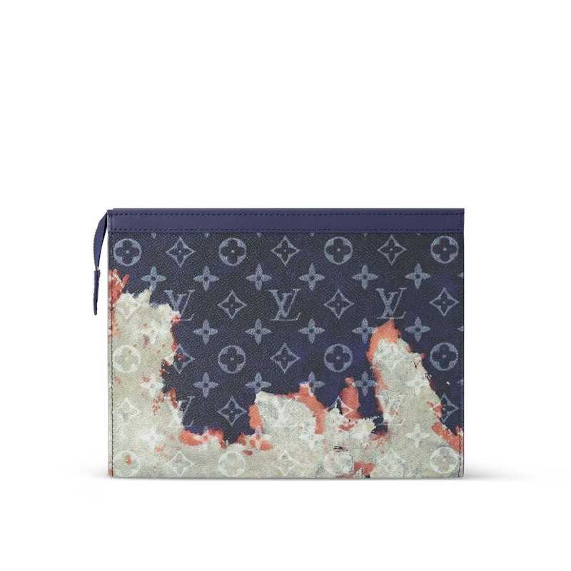 Order 路易威登 Pochette Voyage 墨藍手拿包