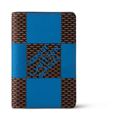 Louis Vuitton Pocket Organizer Damier Pop Blue