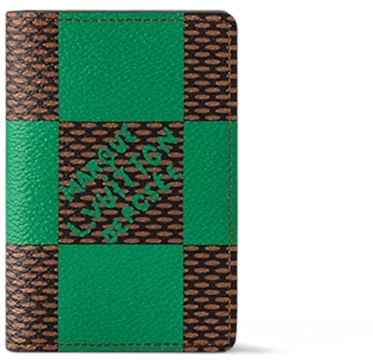 Louis Vuitton Pocket Organizer Damier Pop Green Buy Louis Vuitton Pocket Organizer Damier Pop Green