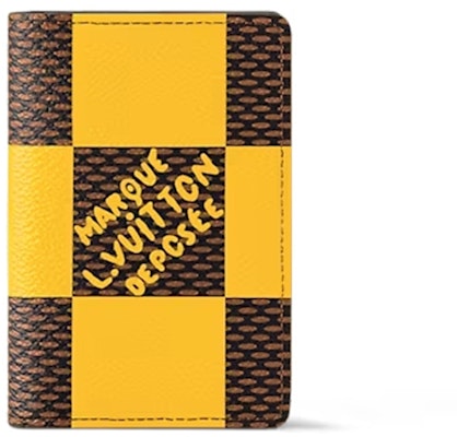 Louis Vuitton Pocket Organizer Damier Pop Jaune Mat Buy Louis Vuitton Pocket Organizer Damier Pop Jaune Mat