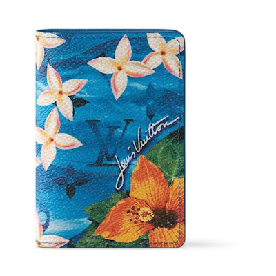 Louis Vuitton Pocket Organizer Monogram Surfin' Bright Blue