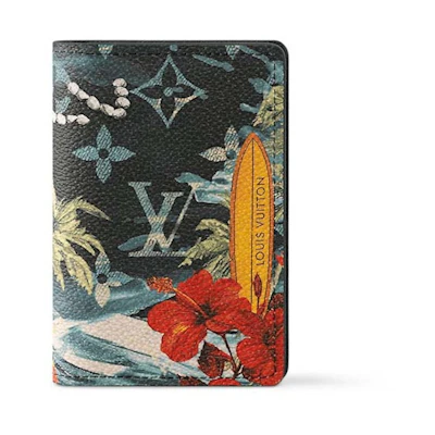 Louis Vuitton Pocket Organizer Monogram Surfin' Navy Blue