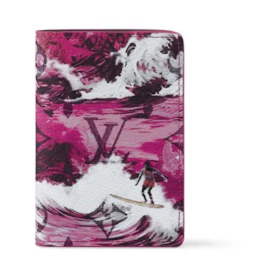 Louis Vuitton Pocket Organizer Monogram Surfin' Pink