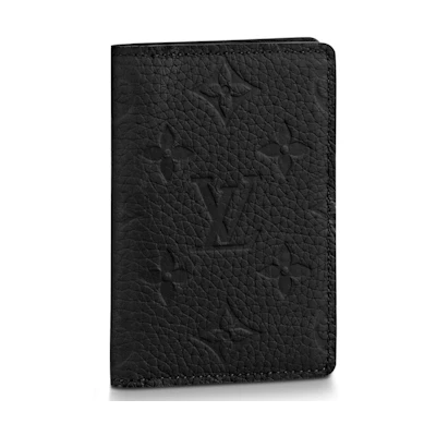 Louis Vuitton Pocket Organizer Monogram Taurillon Noir