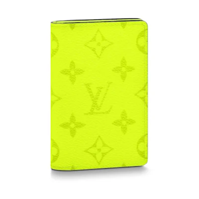 Louis Vuitton Pocket Organizer Neon Yellow