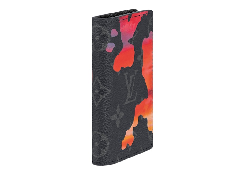 Louis Vuitton Pocket Organizer Sunrise Monogram Eclipse Black/Grey/Red Multi 圖 2