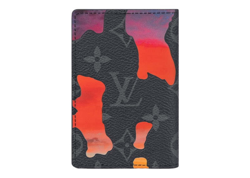 Louis Vuitton Pocket Organizer Sunrise Monogram Eclipse Black/Grey/Red Multi 圖 3
