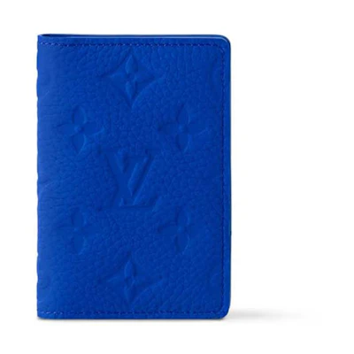 Louis Vuitton Pocket Organizer Taurillon Colormania Blue