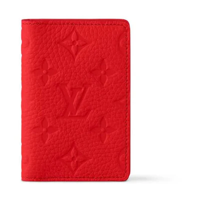 Louis Vuitton Pocket Organizer Taurillon Colormania Red