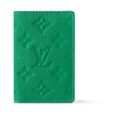 Louis Vuitton Pocket Organizer Taurillon Colormania Green