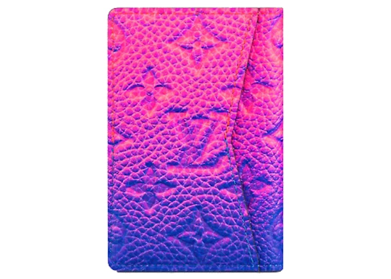 Louis Vuitton Pocket Organizer Taurillon Illusion Blue/Pink 圖 2