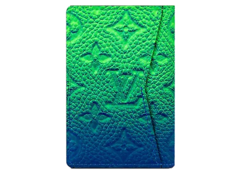Louis Vuitton Pocket Organizer Taurillon Illusion Blue/Green 圖 2