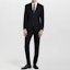Lookbook Louis Vuitton Pont SS25 Blason Jacquard Single-Breasted Suit Black . 1AGMPX